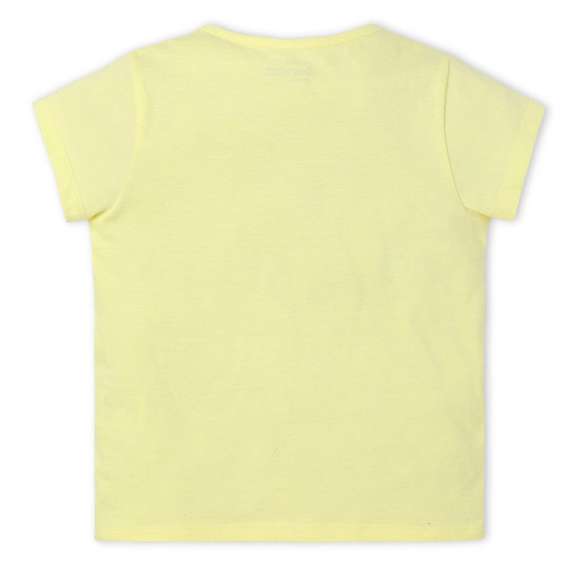 Girls Regular Fit Graphic Crew Neck Short Sleeve T-Shirt