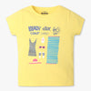 Girls Regular Fit Graphic Crew Neck T-Shirt