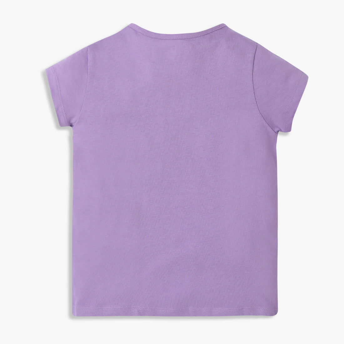 Girls Regular Fit Graphic Crew Neck T-Shirt