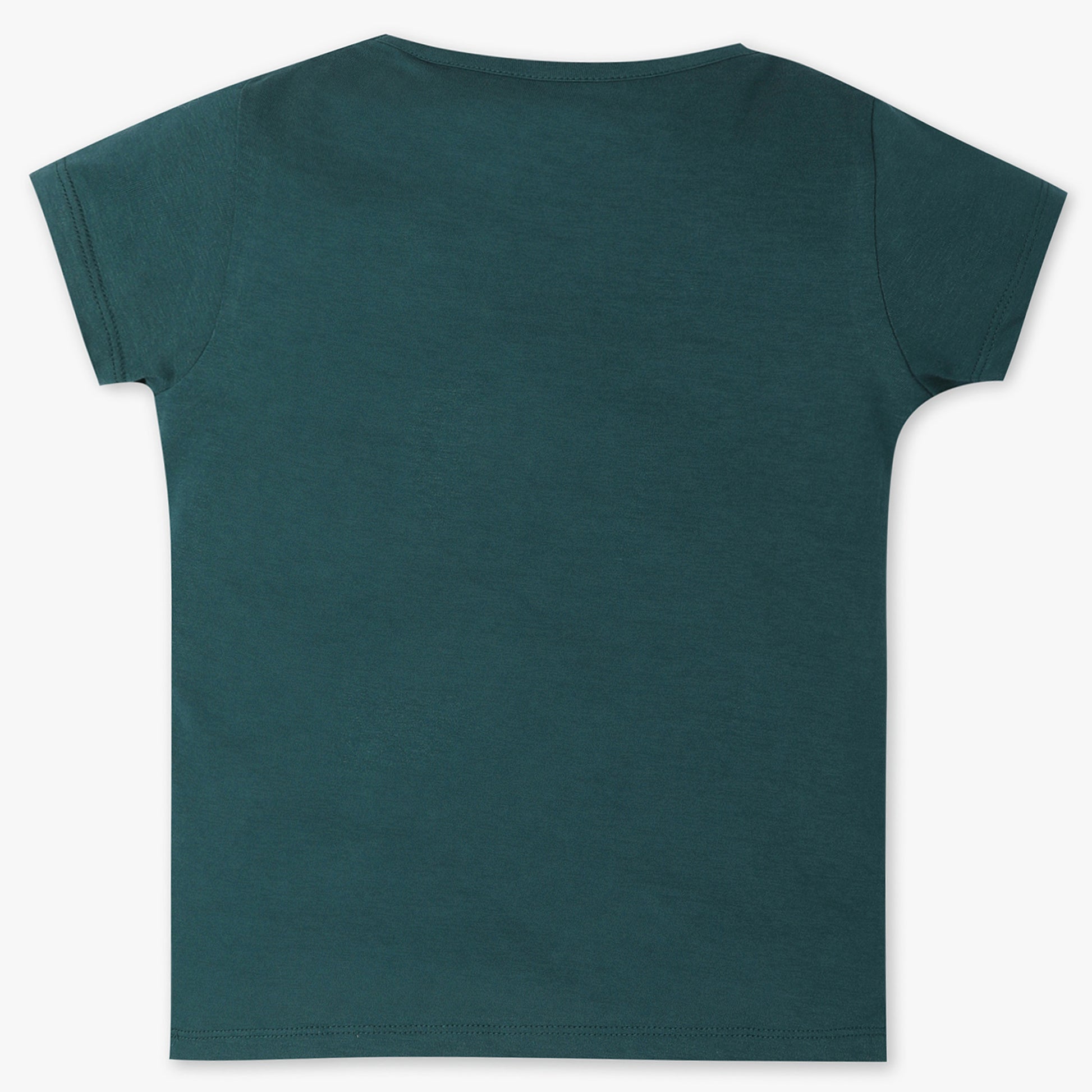 Girls Regular Fit Graphic Crew Neck T-Shirt