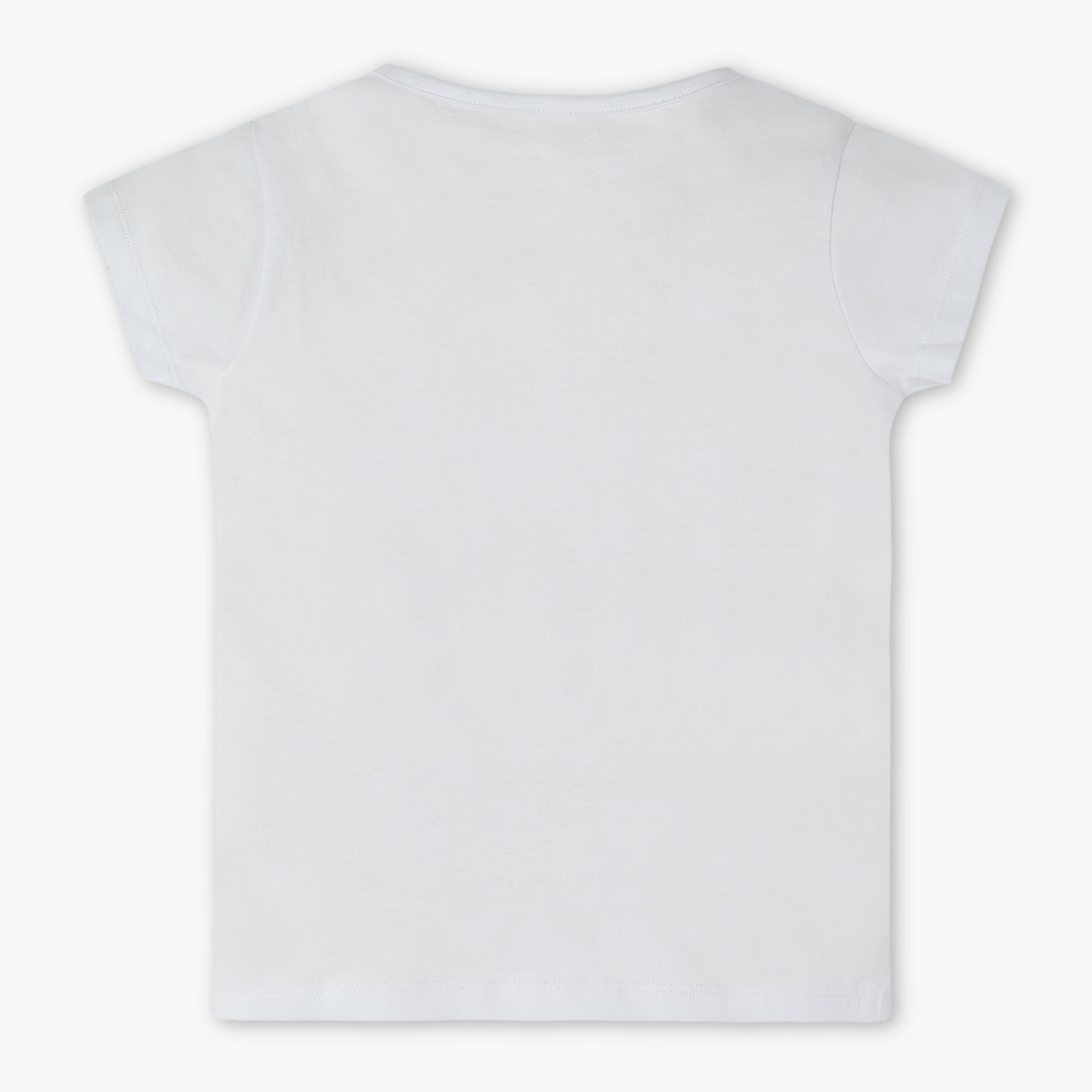 Girls Regular Fit Graphic Crew Neck Short Sleeve T-Shirt