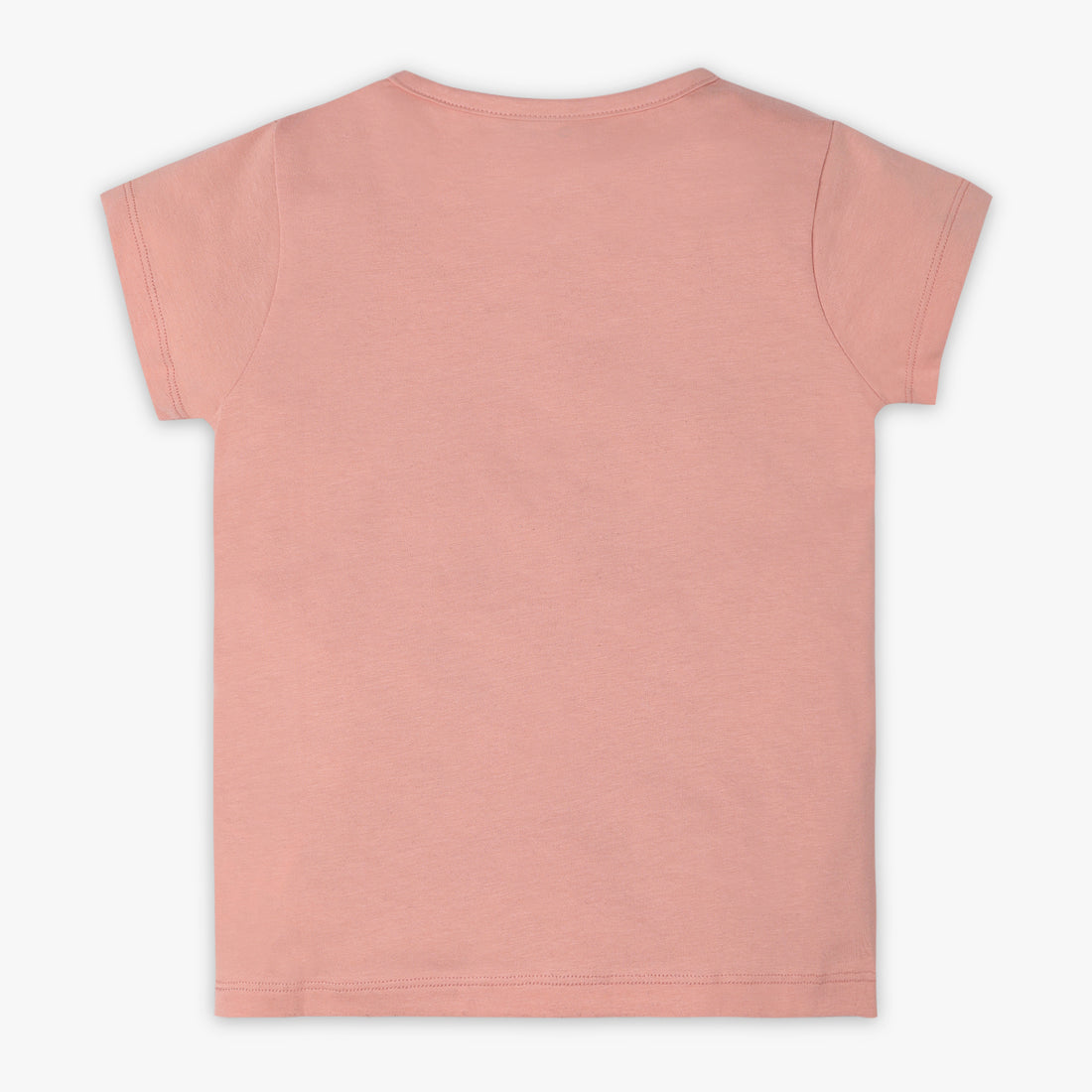 Girls Regular Fit Graphic Crew Neck Short Sleeve T-Shirt
