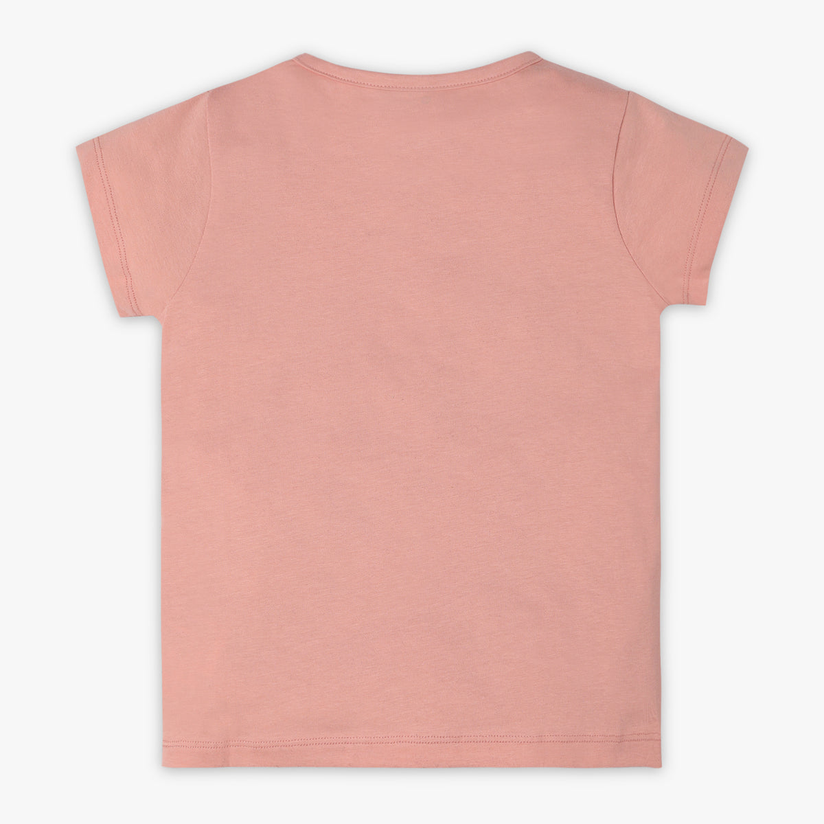 Girls Regular Fit Graphic Crew Neck Short Sleeve T-Shirt