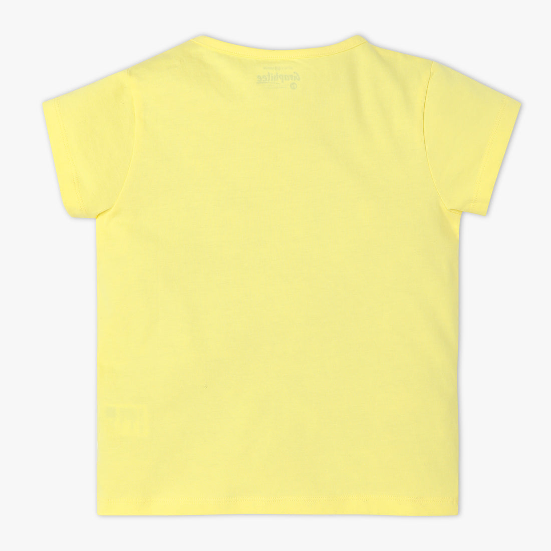 Girls Regular Fit Graphic Crew Neck Short Sleeve T-Shirt