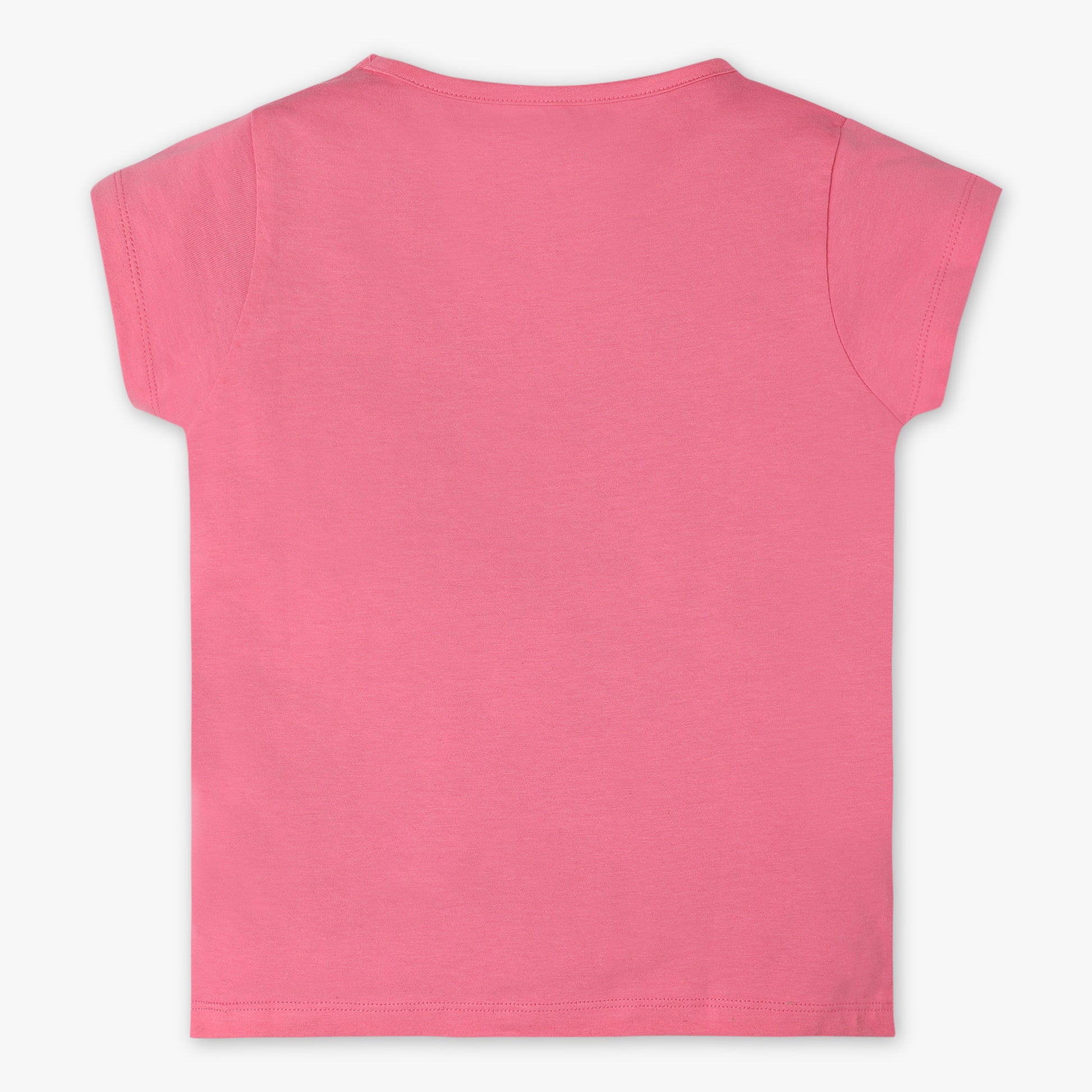 Girls Regular Fit Graphic Crew Neck Short Sleeve T-Shirt