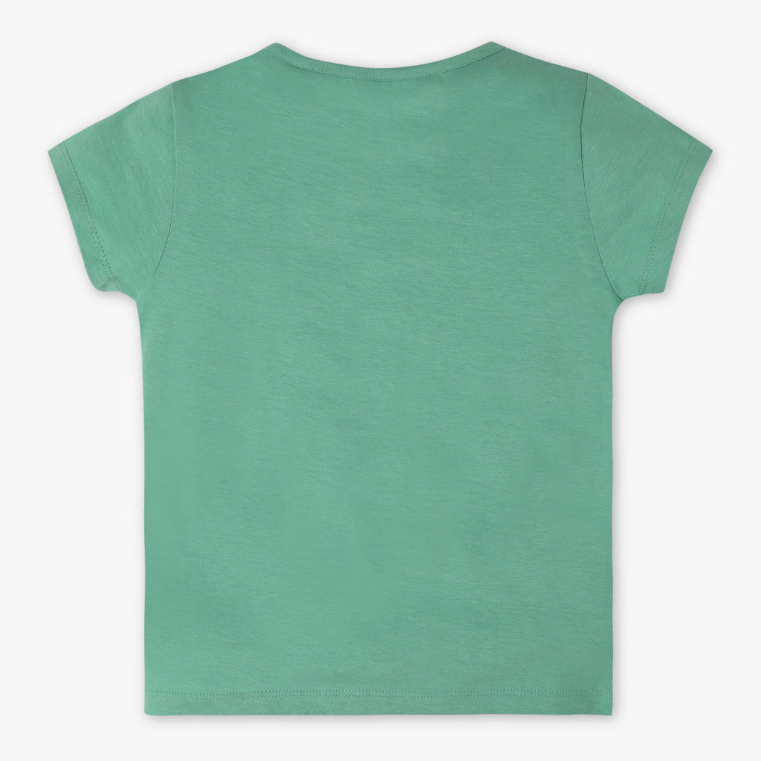 Girls Regular Fit Graphic Crew Neck Short Sleeve T-Shirt