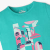 Girls Regular Fit Graphic Crew Neck Short Sleeve T-Shirt