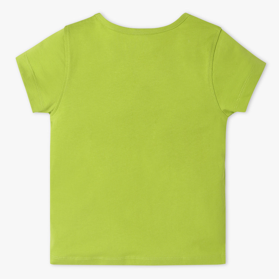 Girls Crew Neck "Fun Playtime Graphic T-Shirt | Basic Crew Neck Body with Half Sleeve | Regular Fit And Length | Breathable & Absorbent 100% Cotton Single Jersey Fabric"