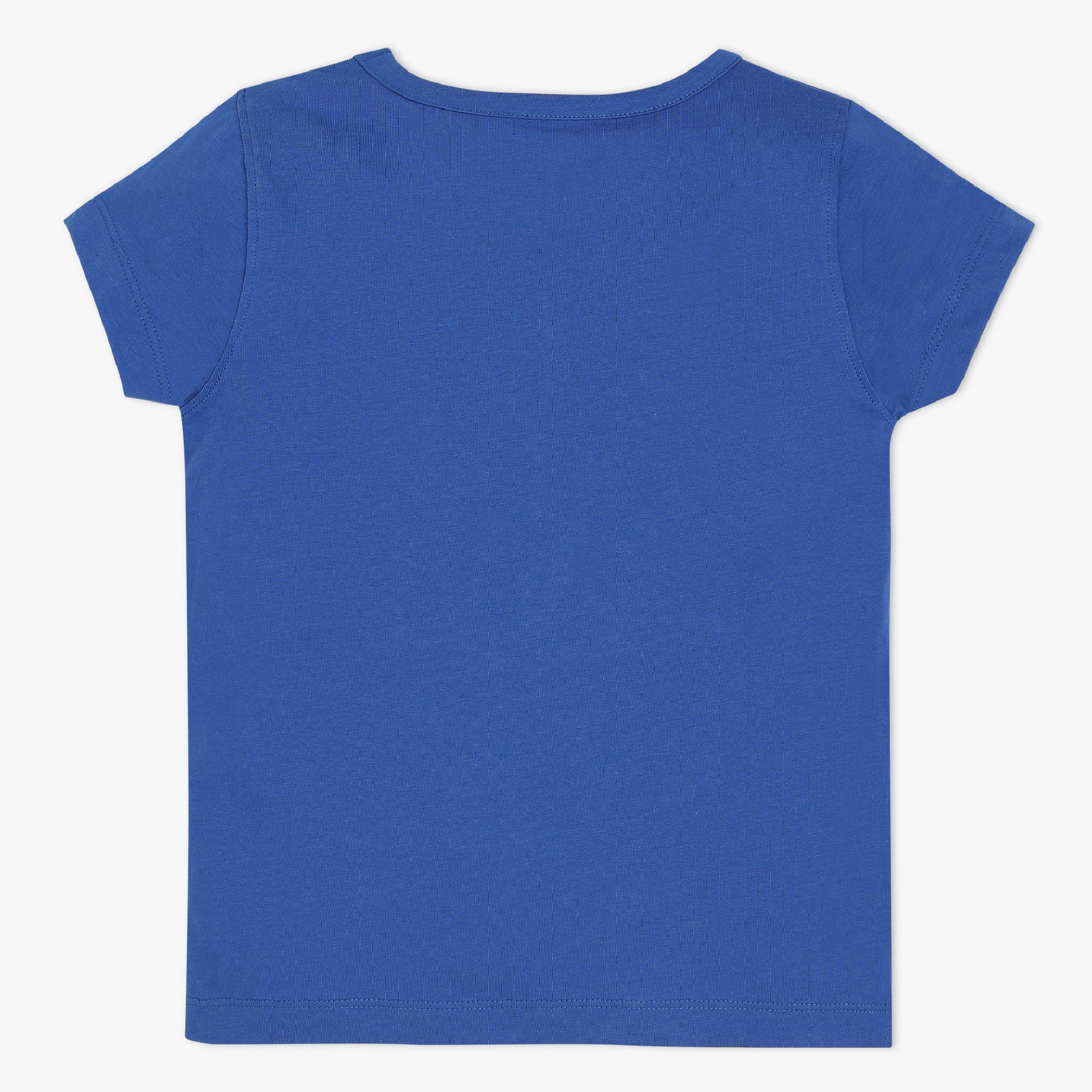 Girls Graphic Crew Neck Fun Playtime Graphic Tshirt | Basic Round Neck Body With Half Sleeve | Regular Fit And Length | Breathable & Absorbent 100% Cotton Single Jersey Fabric.