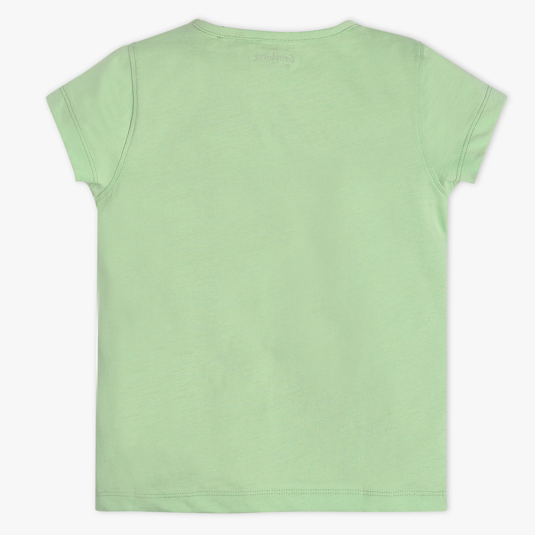 Girls Regular Fit Graphic Crew Neck Short Sleeve T-Shirt