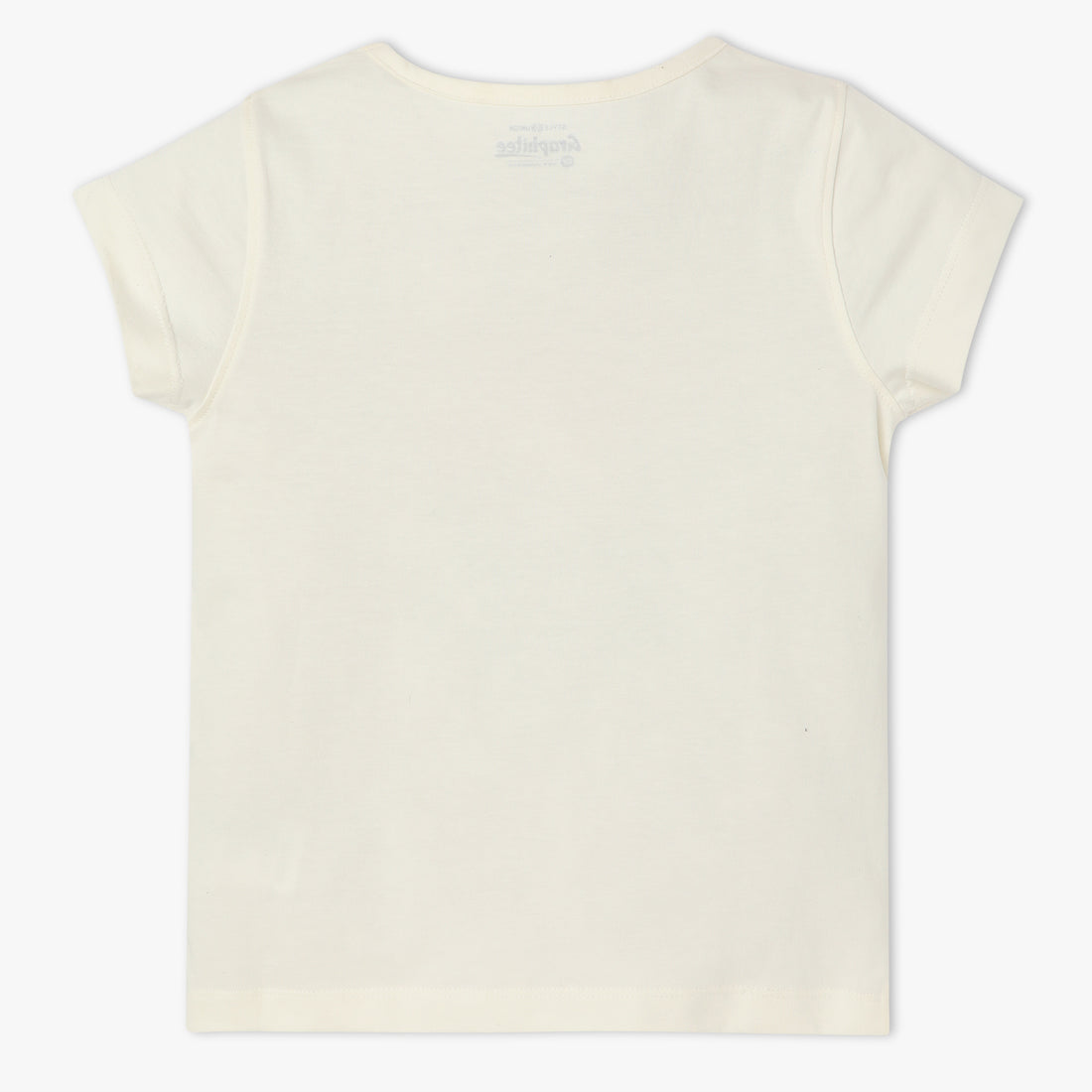 Girls Regular Fit Graphic Crew Neck Short Sleeve T-Shirt