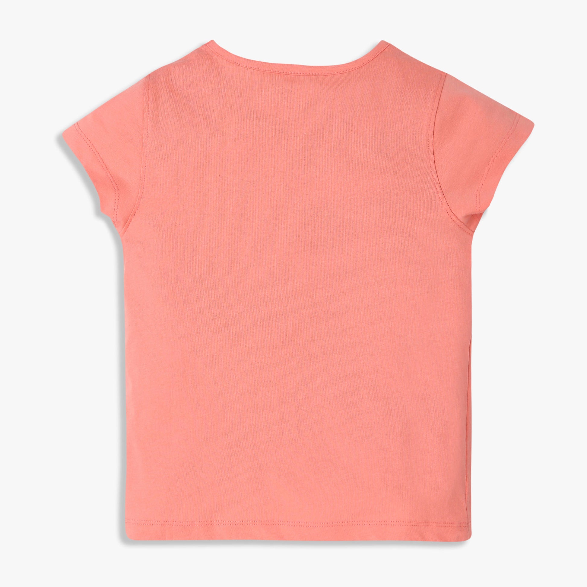 Girls Regular Fit Graphic Crew Neck T-Shirt