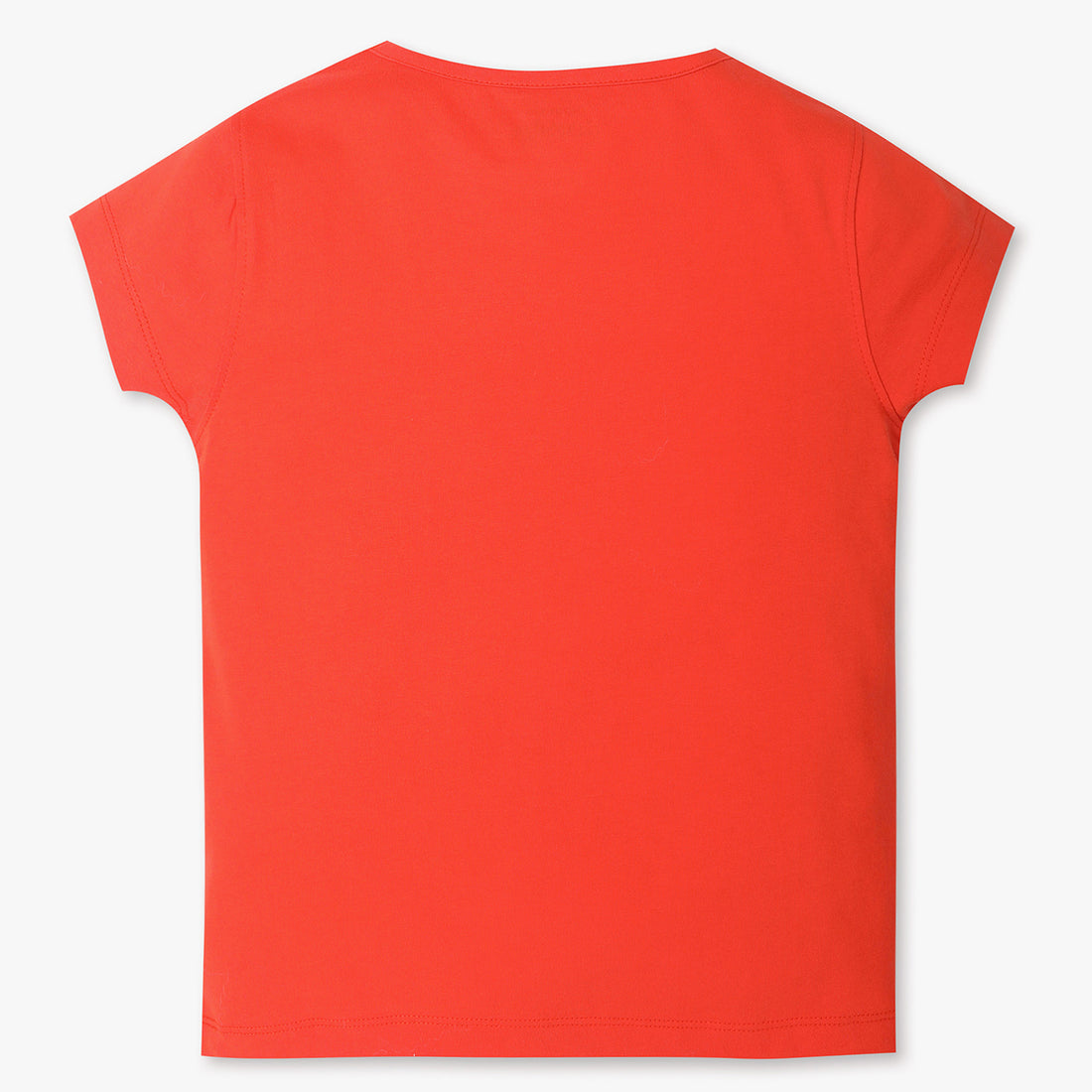 Girls Regular Fit Graphic Crew Neck T-Shirt