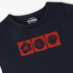 Girls Regular Fit Graphic Crew Neck Short Sleeve T-Shirt