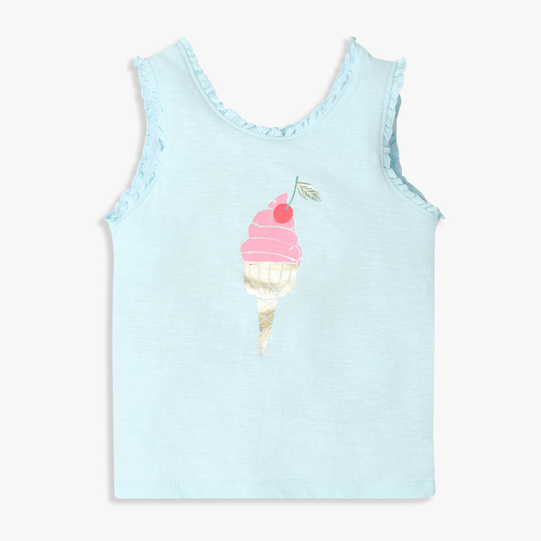 Girls Regular Fit Graphic Crew Neck T-Shirt