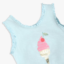 Girls Regular Fit Graphic Crew Neck T-Shirt