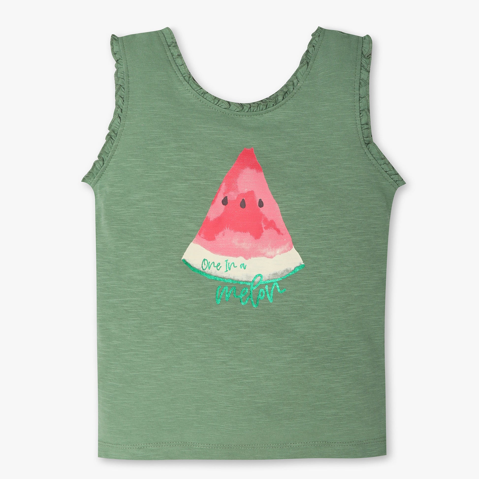 Girls Regular Fit Graphic Crew Neck T-Shirt