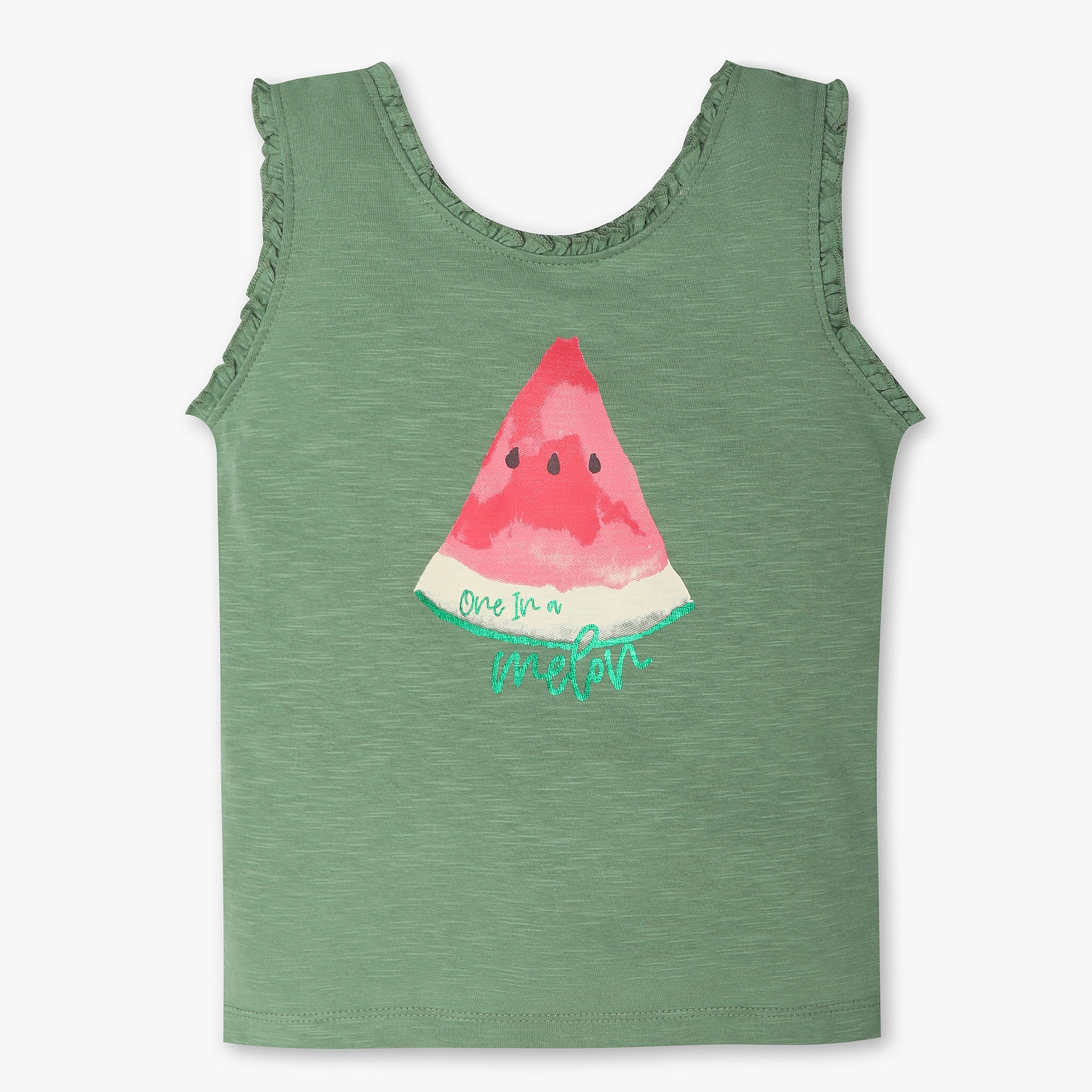 Girls Regular Fit Graphic Crew Neck T-Shirt