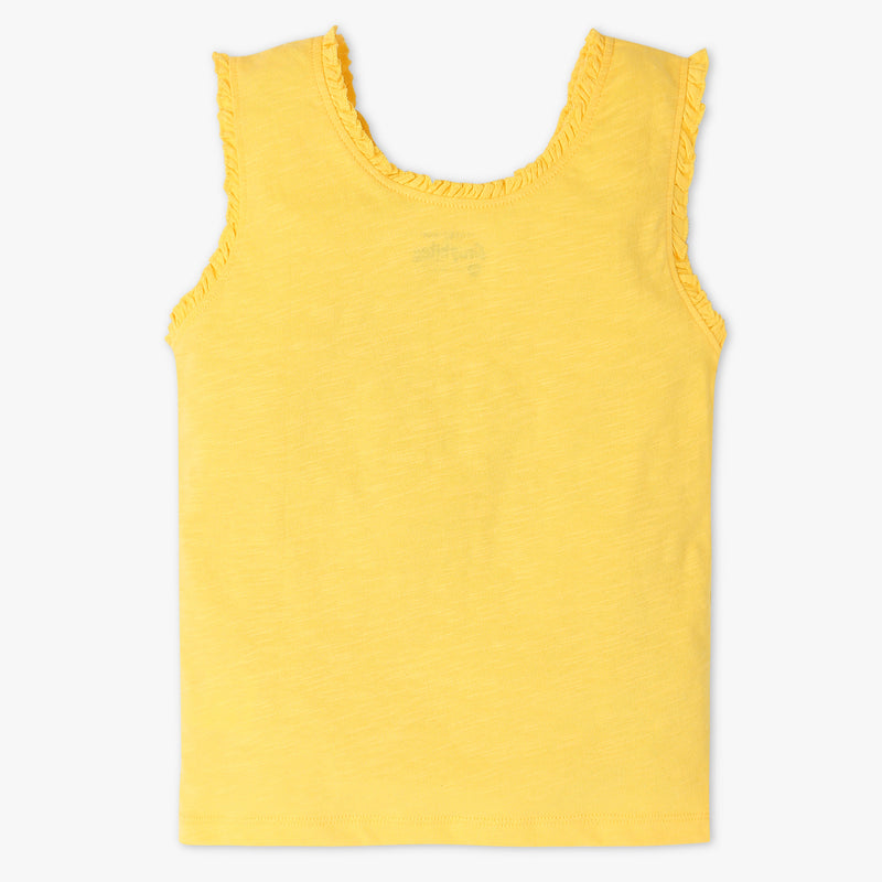 Girls Crew Neck "Fun Playtime Graphic T-Shirt | Basic Crew Neck Body with Half Sleeve | Regular Fit And Length | Breathable & Absorbent 100% Cotton Single Jersey Fabric"