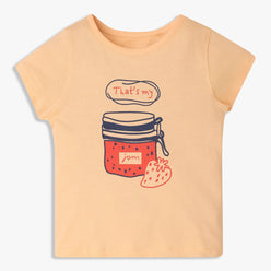 Girls Cotton Crew Neck Graphitee