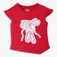 Girls Cotton Crew Neck Graphitee