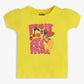 Girls Cotton Crew Neck Graphitee