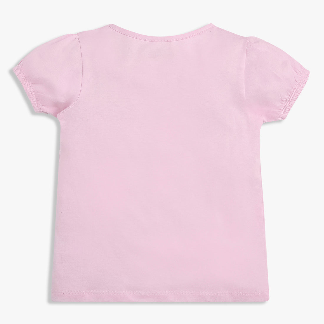 Girls Cotton Crew Neck Graphitee