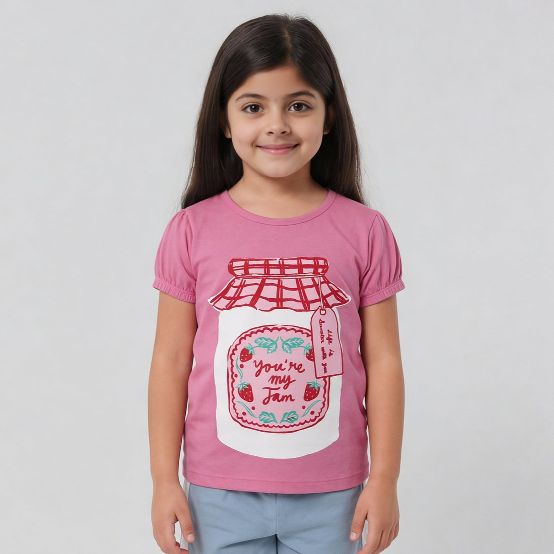 Girls Cotton Graphitee