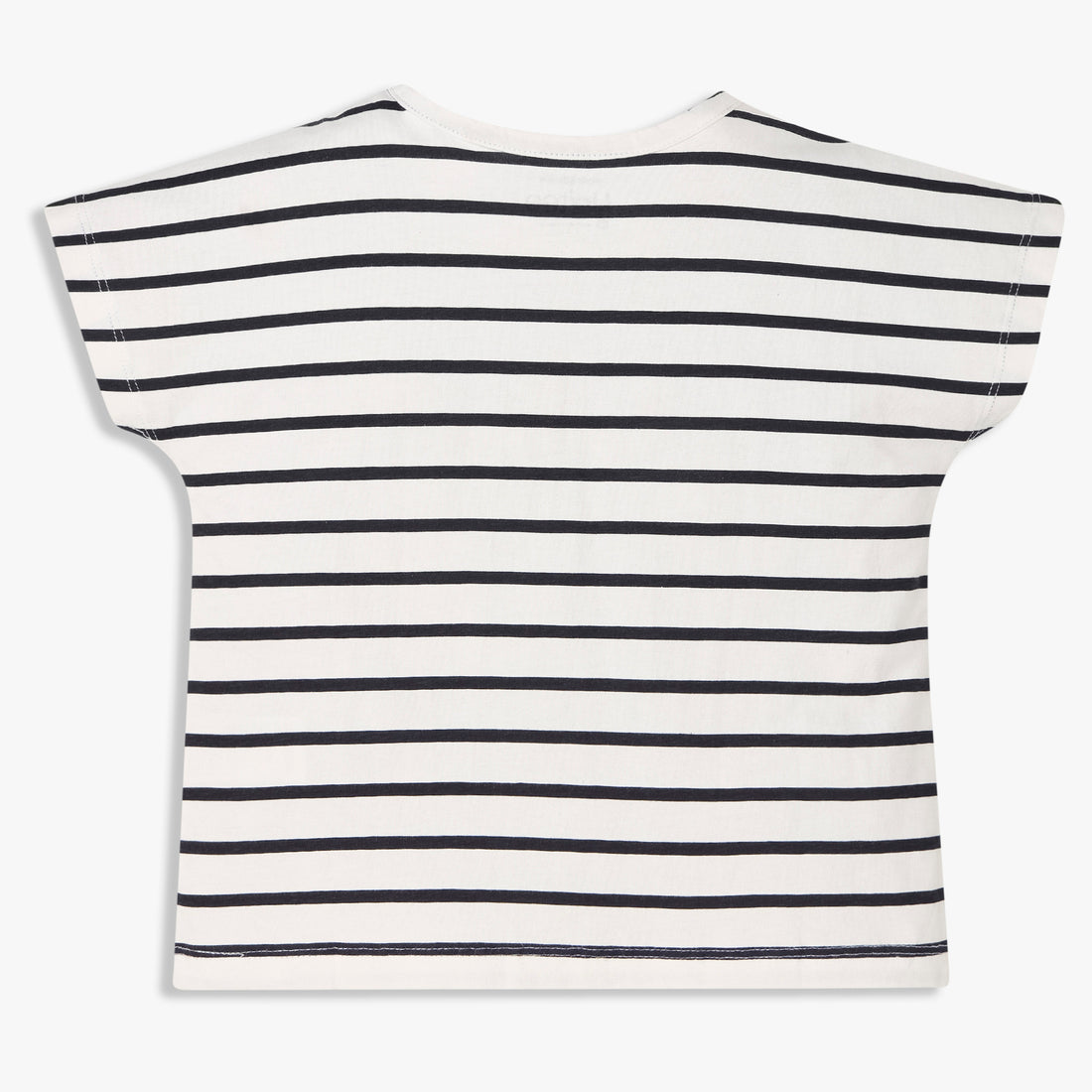 Girls Cotton Crew Neck Graphitee