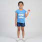 Girls Cotton Crew Neck Graphitee