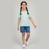 Girls Cotton Crew Neck Graphitee