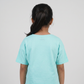 Girls Cotton Crew Neck Graphitee