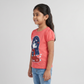 Girls Cotton Crew Neck Graphitee