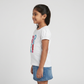Girls Cotton Crew Neck Graphitee