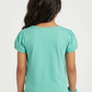 Girls Cotton Crew Neck Graphitee