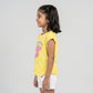 Girls Cotton Crew Neck Graphitee