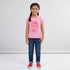 Girls Cotton Crew Neck Graphitee