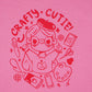 Girls Cotton Crew Neck Graphitee