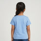Girls Cotton Crew Neck Graphitee