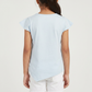 Girls Cotton Crew Neck Graphitee