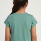 Girls Cotton Crew Neck Graphitee