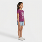 Girls Cotton Crew Neck Graphitee