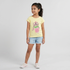 Girls Cotton Crew Neck Graphitee