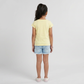 Girls Cotton Crew Neck Graphitee