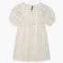 Girls Regular Fit Solid Round Neck Dress