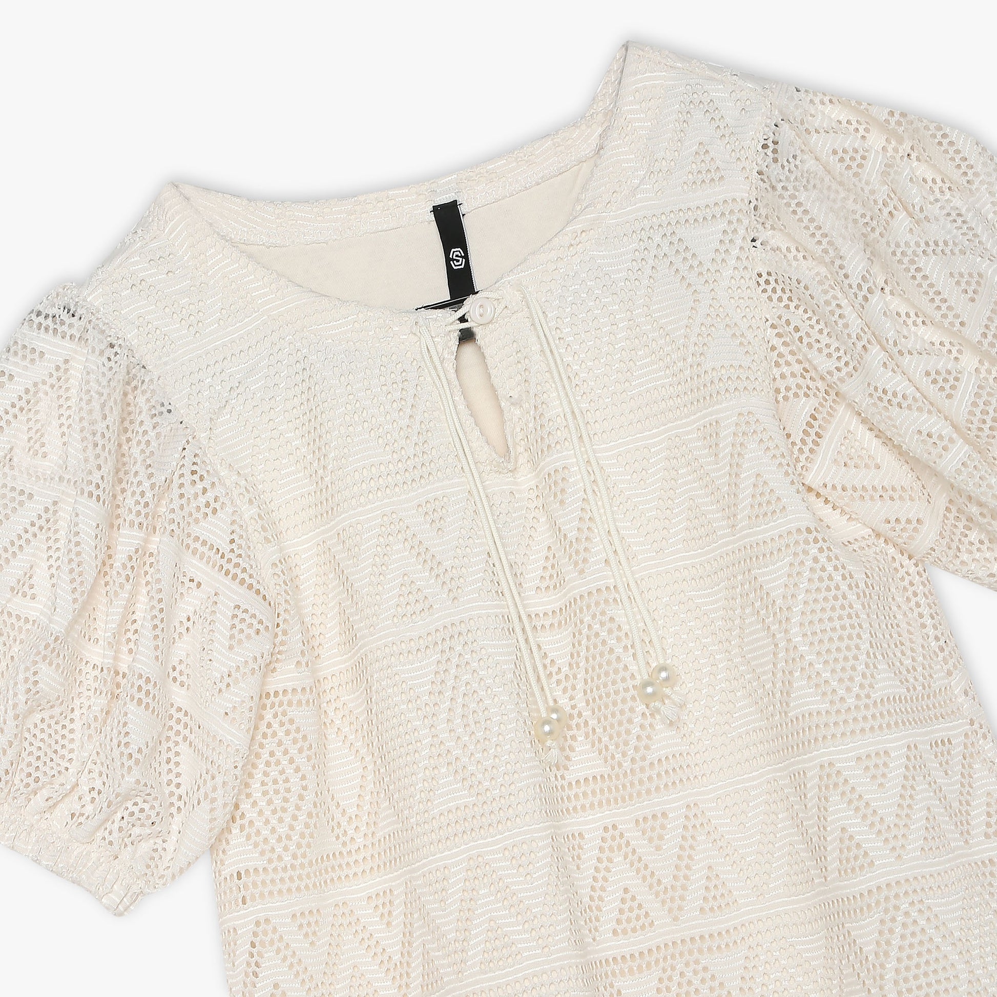 Girls Regular Fit Solid Round Neck Dress