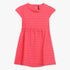 Girls Solid Scoop Neck Dress