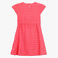 Girls Solid Scoop Neck Dress