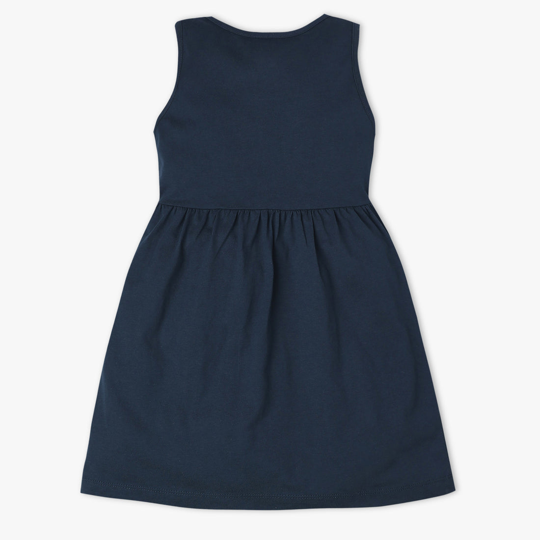 Girls Printed Crew Neck Sleeveless Playtime Dress
