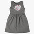 Girls Printed Crew Neck Sleeveless Playtime Dress